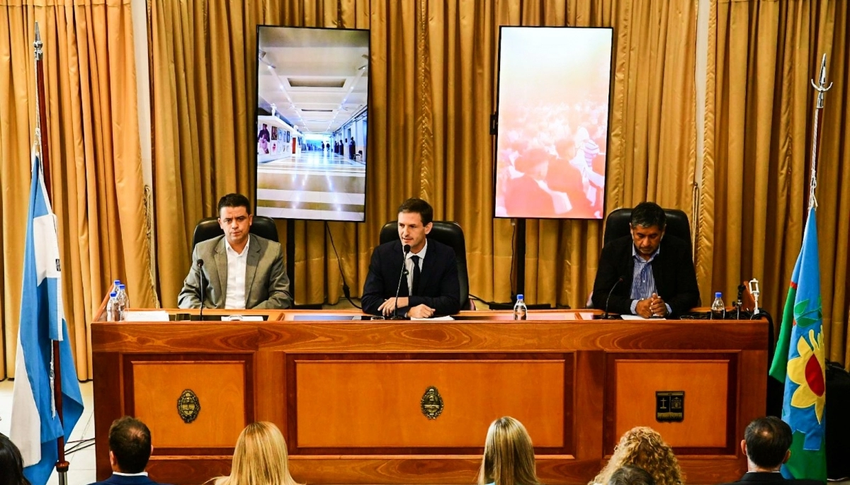 Mantegazza abrió sesiones en San Vicente e hizo un balance de su gestión con anuncios