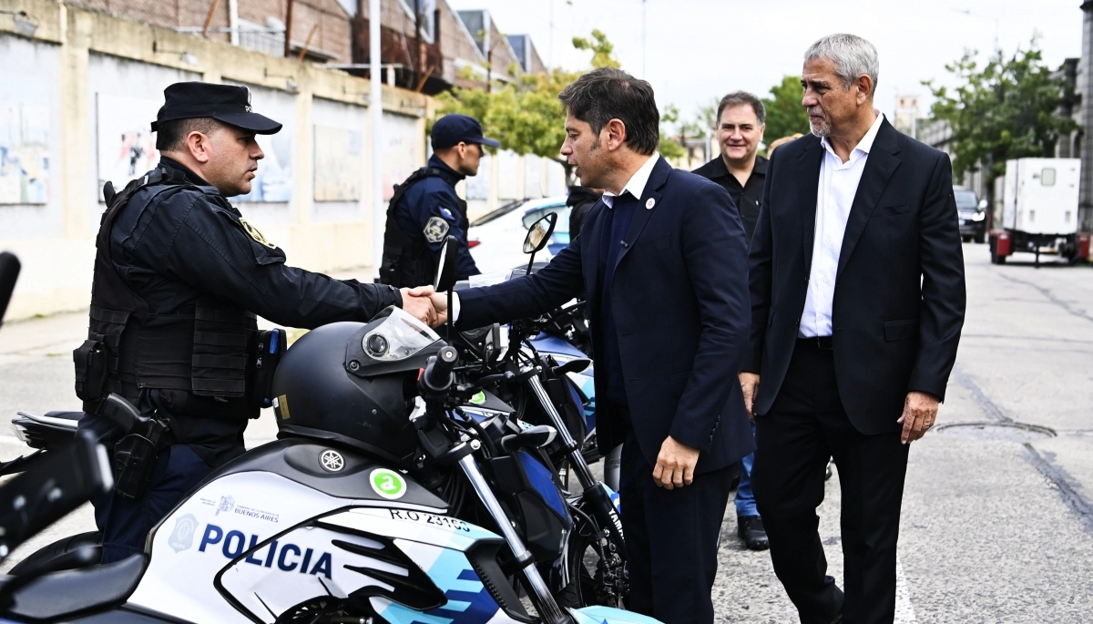 Kicillof visitó a uno de los escuderos del kicillofismo para inaugurar obras en infraestructura