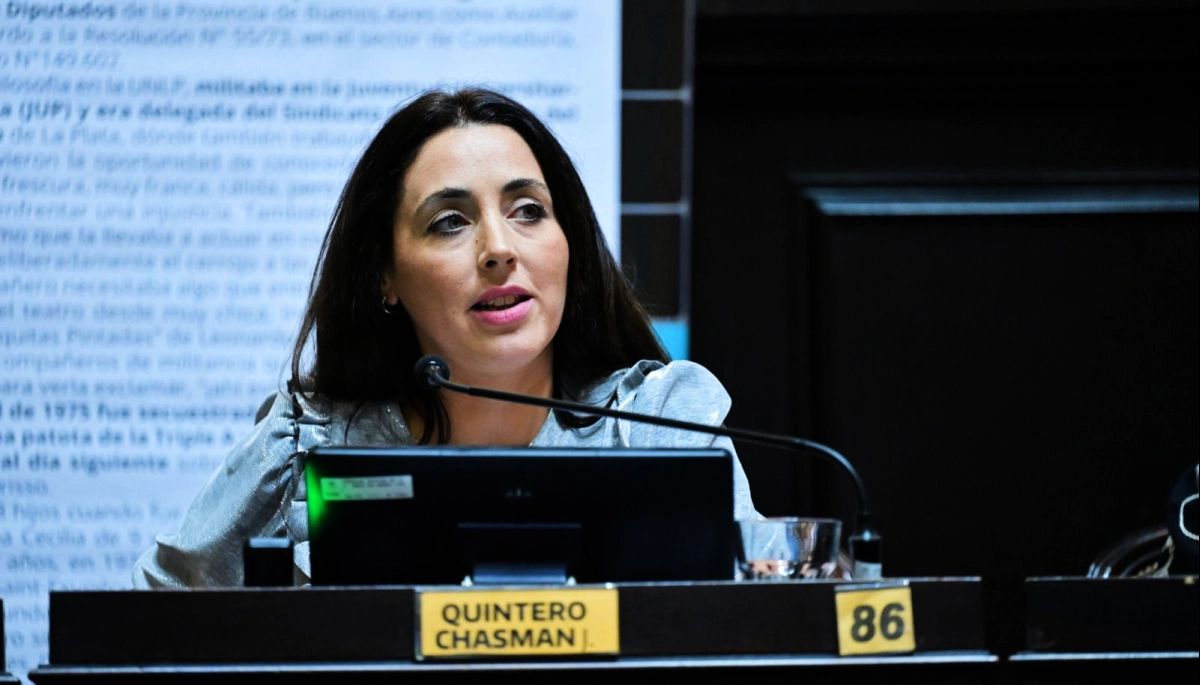 Quintero Chasman fustigó a Kicillof por la interna del peronismo y la caída de la sesión para suspender las PASO
