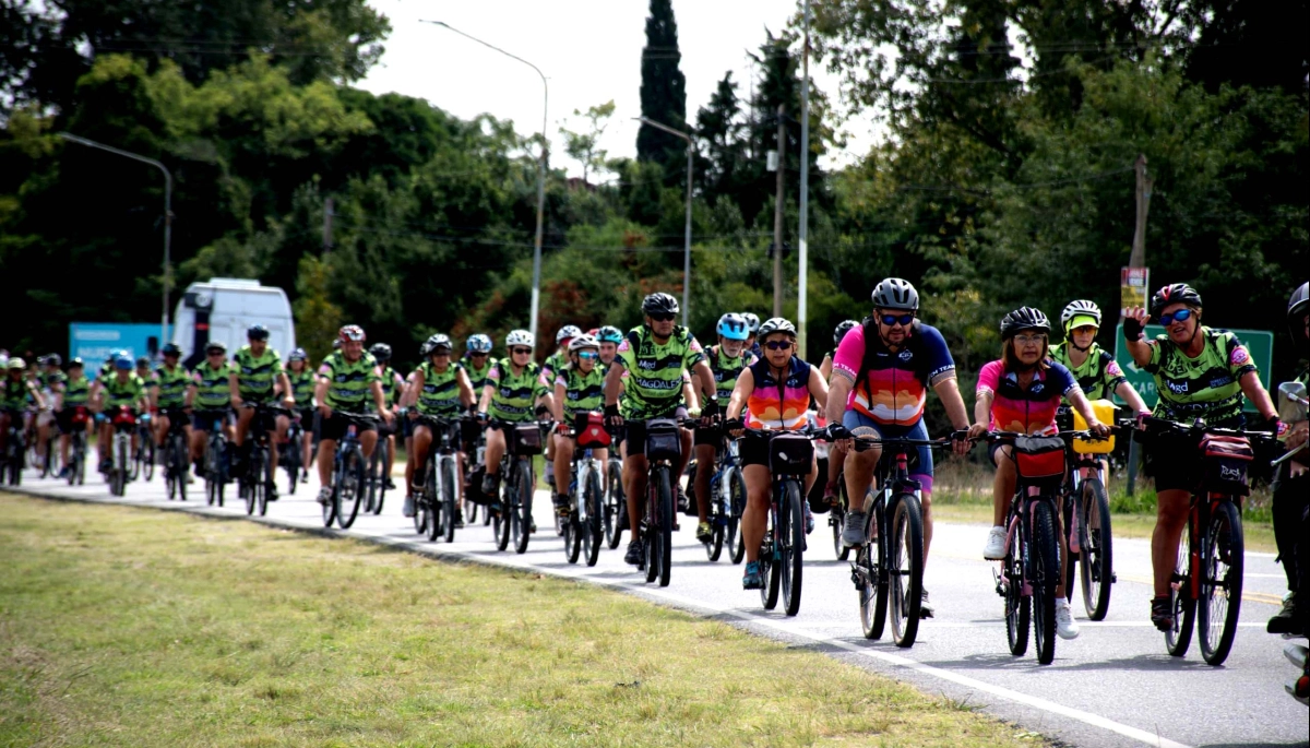 Deporte y naturaleza en la Tercera Vuelta Cicloturista entre Magdalena y Vieytes