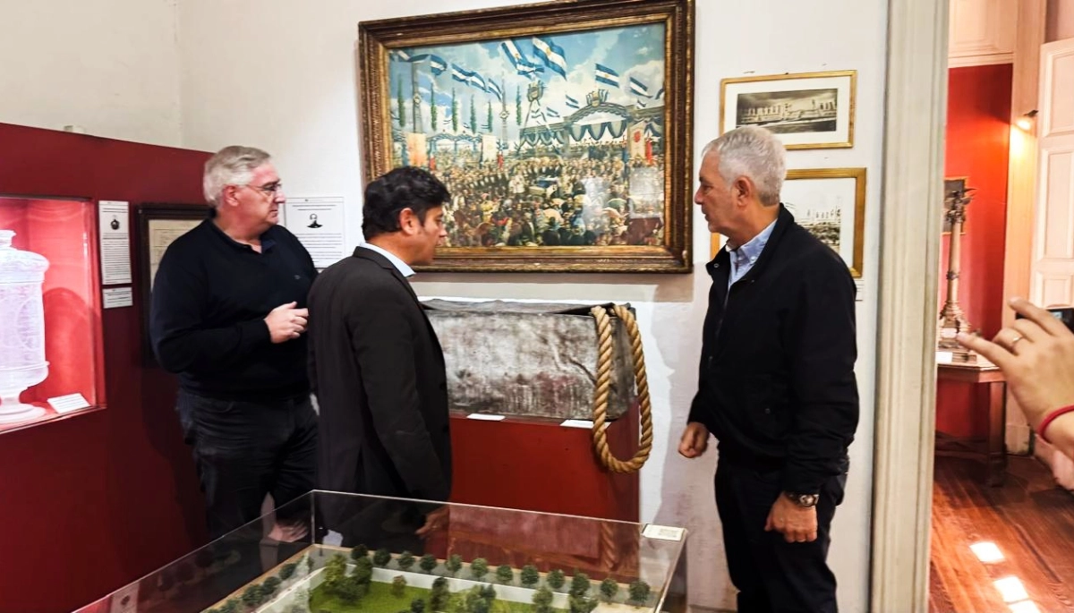 Kicillof y un hito como gobernador, visitó la Casa de Dardo Rocha: ¿Busca romper la maldición?