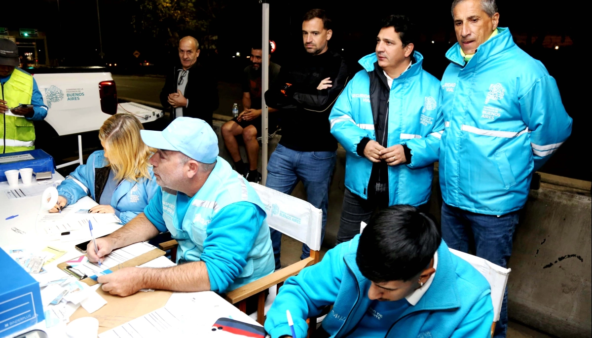 Marinucci encabezó un mega operativo de alcoholemia que sacó de las rutas a 235 conductores alcoholizados