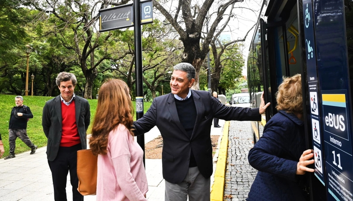 Jorge Macri celebró la llegada de los buses eléctricos en CABA: “Trajimos la última tecnología del mundo”