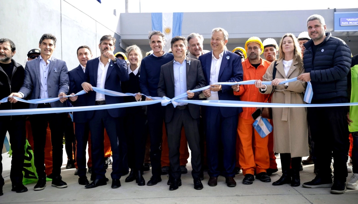 Con críticas al Gobierno nacional, Kicillof y Cascallares inauguraron el viaducto “Papa Francisco”
