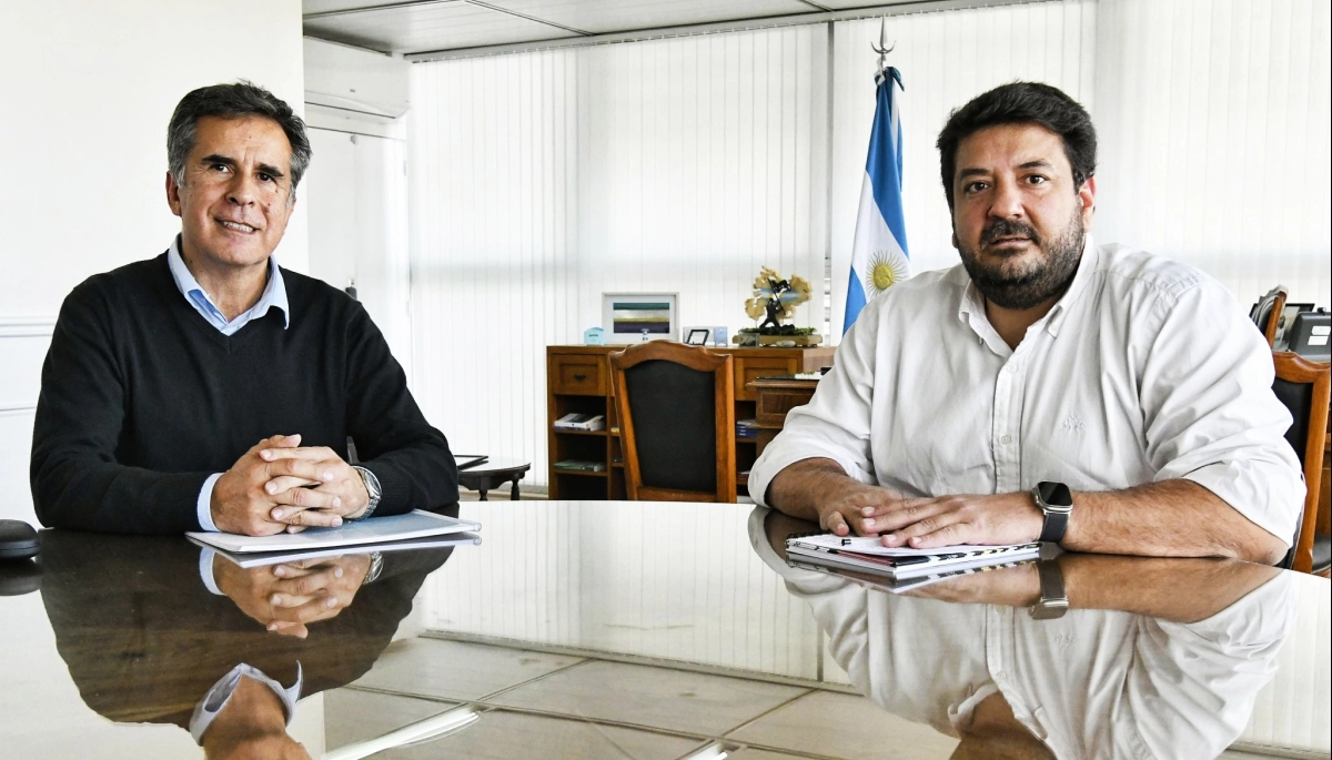 Juanci Martínez se reunió con dos ministros bonaerenses para avanzar en obras para Rivadavia