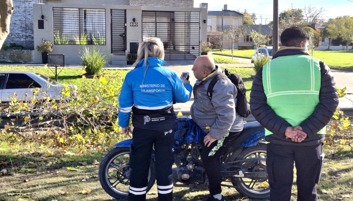 En Tres Arroyos se realizaron operativos de tránsito en conjunto con la Provincia