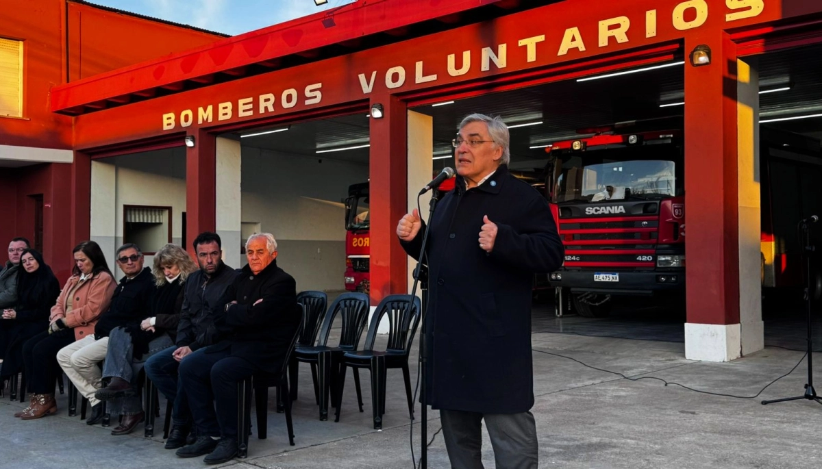 En el marco del Día del Bombero Voluntario, Alegre reconoció su rol en General Villegas