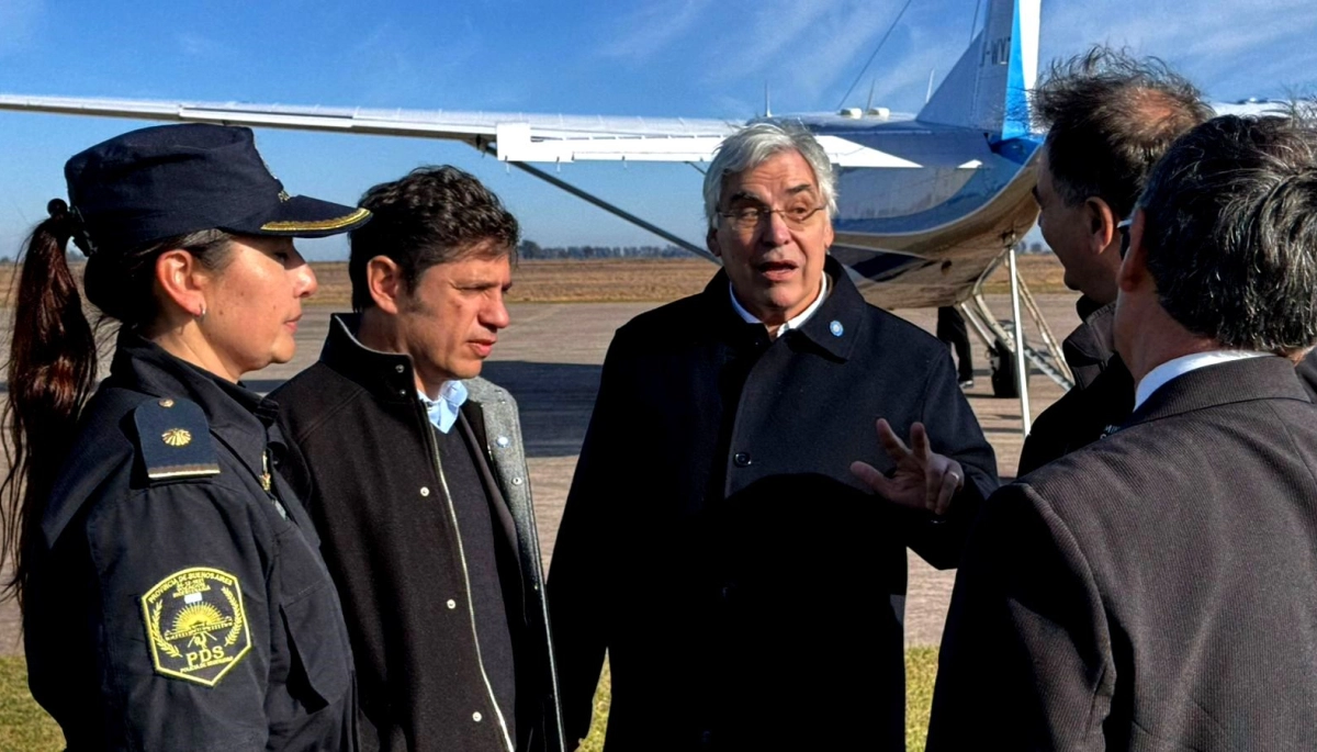 Después de anunciar que jugará con Kicillof, Alegre recibió al gobernador en General Villegas