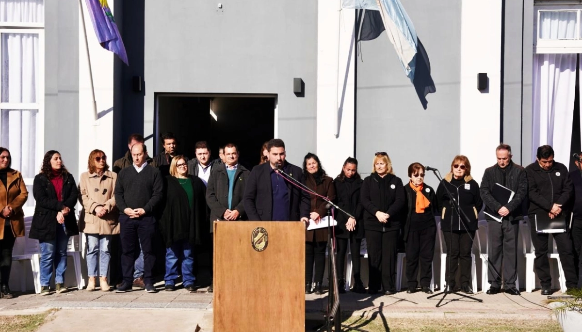 Acto y repaso de gestión: Egüen encabezó el acto por los 128 años de Norberto de la Riestra