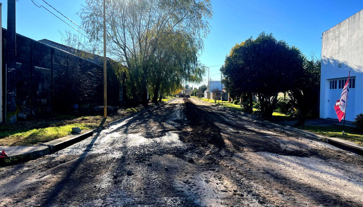 El Municipio de Gonzales Chaves avanza con las obras del plan de mejora urbana