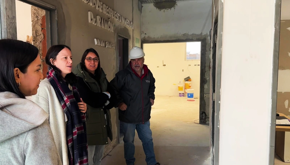 Avanza la construcción de la nueva guardia del Hospital Houssay en el oeste de Vicente López