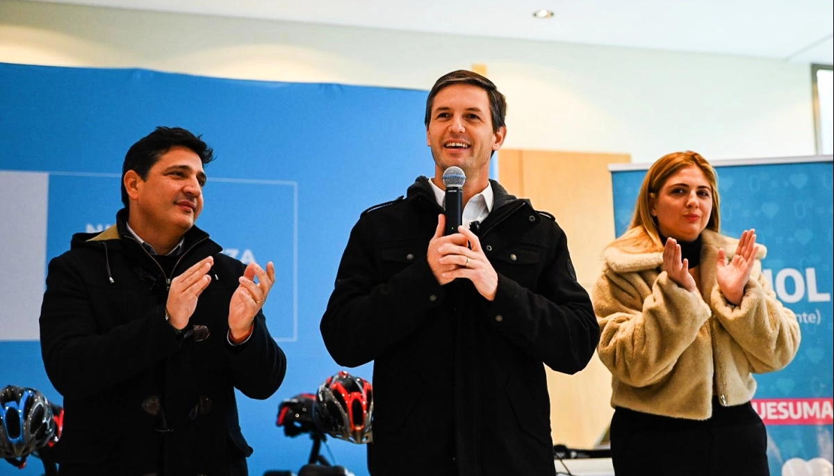 Mantegazza y Marinucci presentaron el programa “Calle ConCiencia” y la campaña “Siempre Casco”