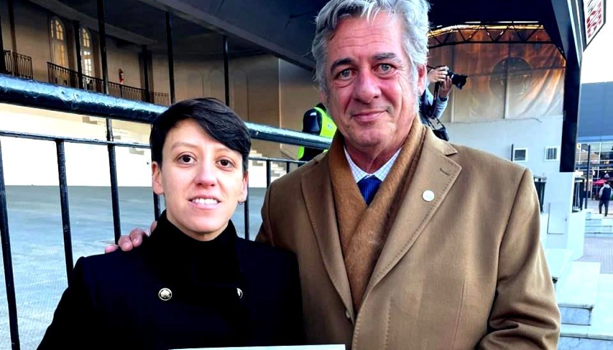 Lucía Gómez llevó reclamos del campo a la apertura oficial de la Exposición Rural