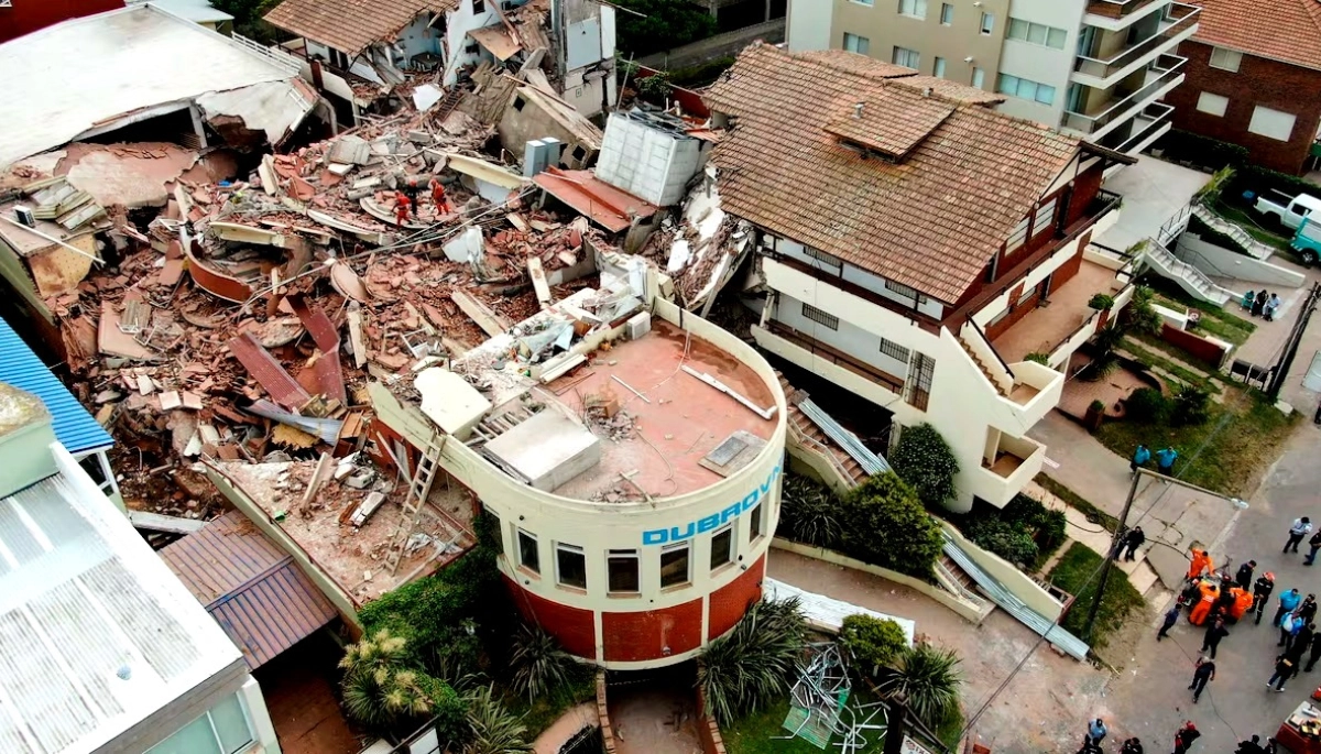 Villa Gesell: echaron de un evento municipal a una madre que pedía justicia por el derrumbe del Hotel Dubrovnik
