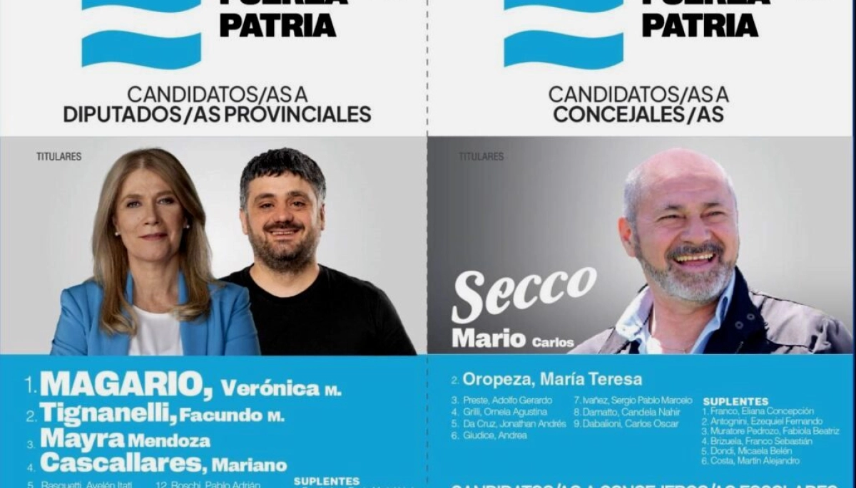 Mirá cómo son las boletas para las elecciones bonaerenses del 7 de septiembre