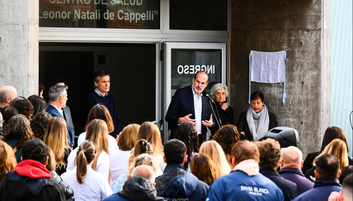 Bahía Blanca inauguró las nuevas instalaciones de un Centro de Salud en Ingeniero White