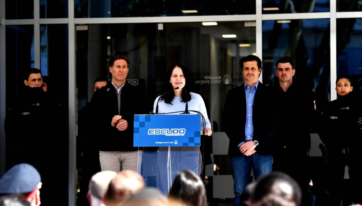 Soledad Martínez activó ESCUDO en Vicente López: la central de seguridad más moderna y tecnológica de la Provincia