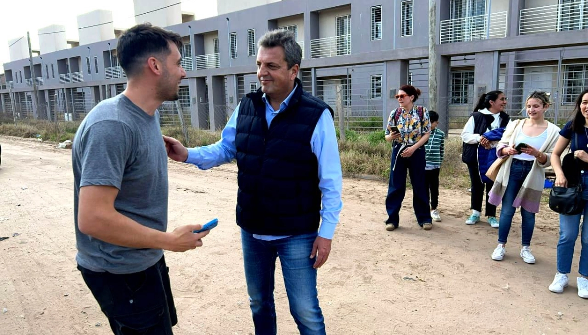 En la última semana de cara a la elección, Massa se metió de lleno en la campaña