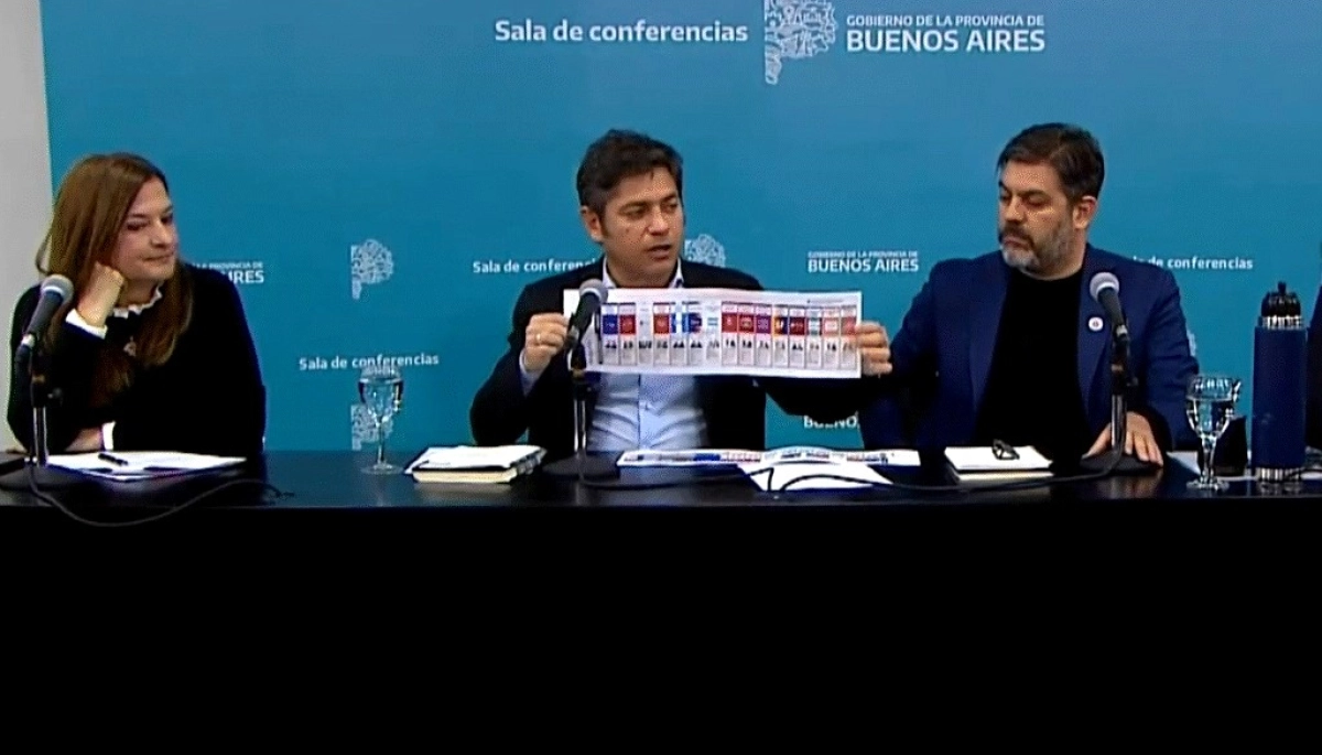 En Gobernación, Kicillof explicó la Boleta Única y calificó a los libertarios como “manga de mentirosos”