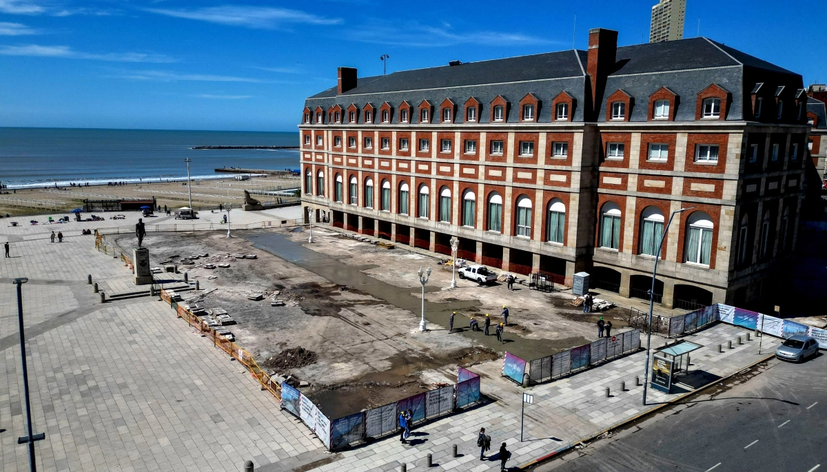 El Gobierno bonaerense avanza con las obras en la Rambla de Mar del Plata