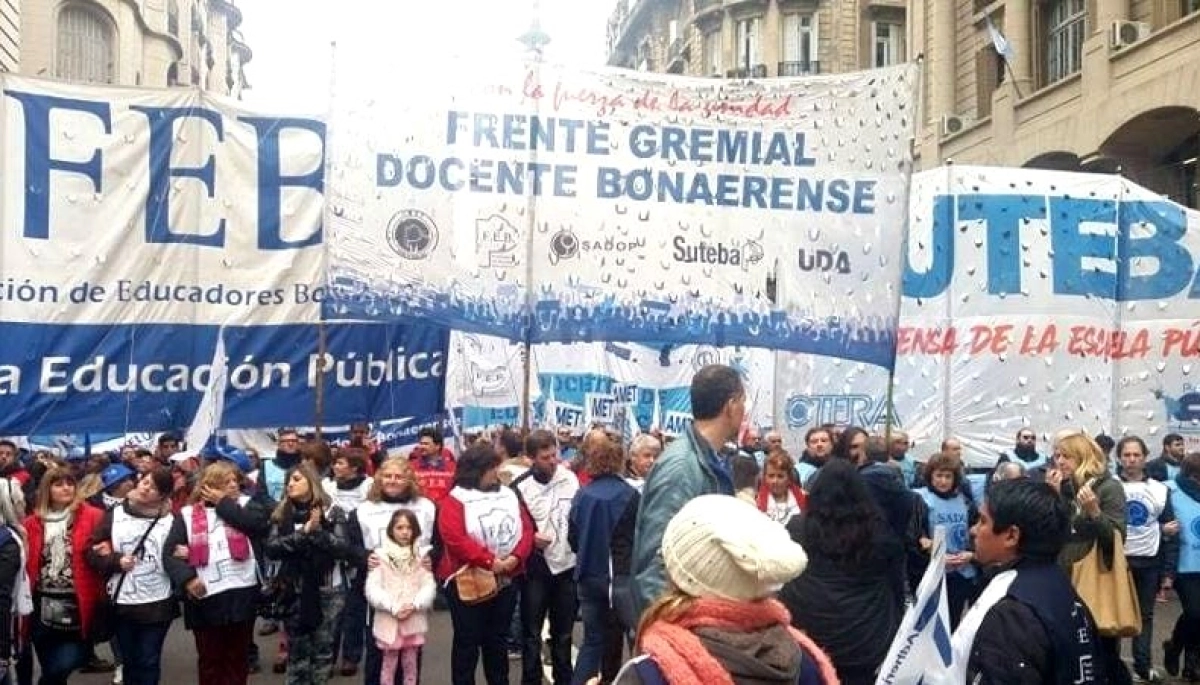 ¿Hay clases el martes 14 de octubre?: gremios bonaerenses se suman a la medida de fuerza nacional