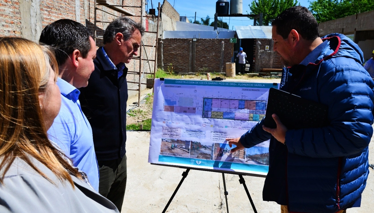 Katopodis anunció el reinicio de las obras del nuevo Centro de Desarrollo Infantil en Florencio Varela
