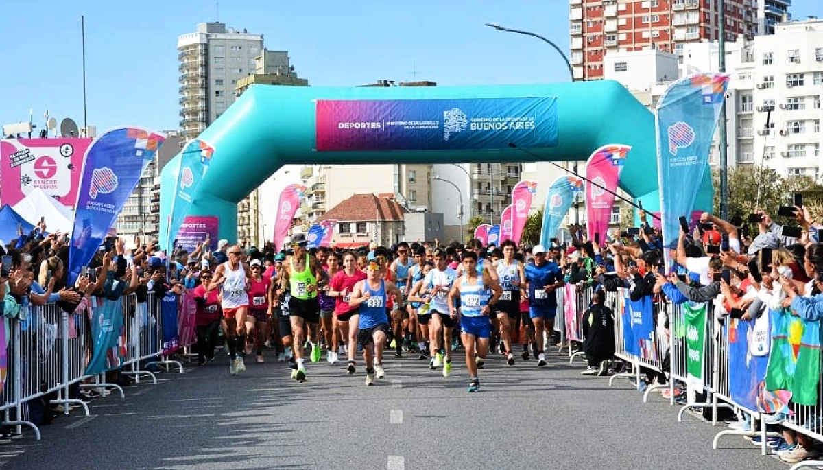 Finalizan los Juegos Bonaerenses 2025 de la mano de la emblemática carrera de 10K