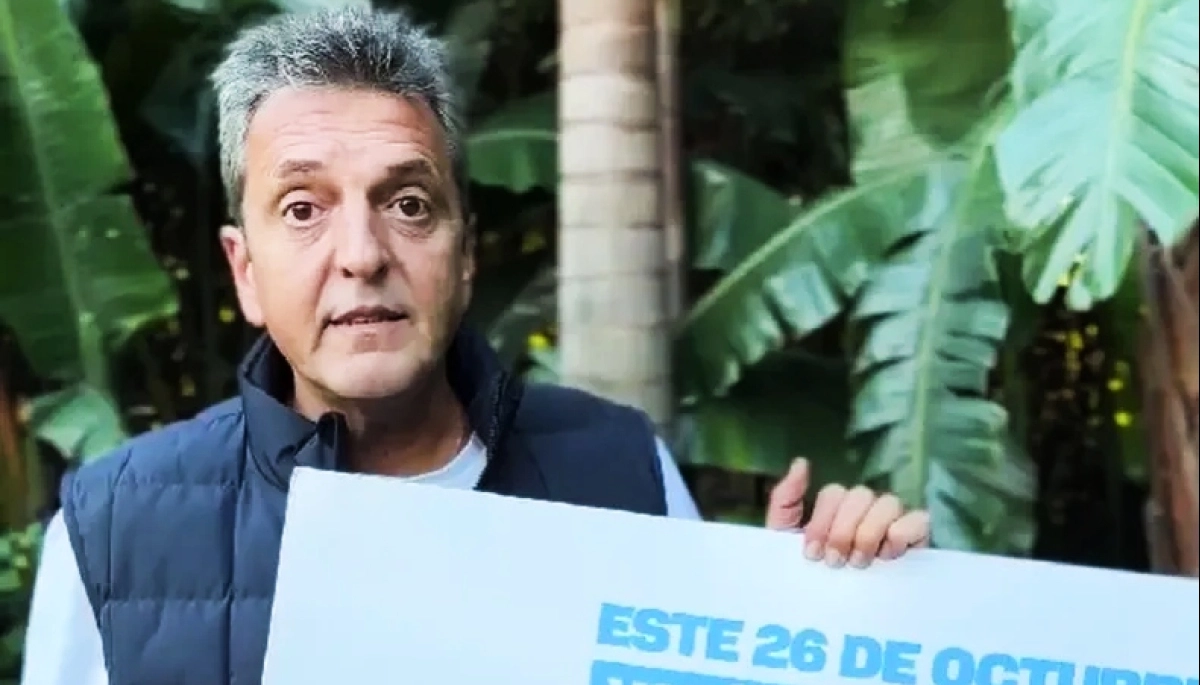 “Vota la bandera argentina, fuerte y al medio”: Massa y su llamado a acompañar a Fuerza Patria