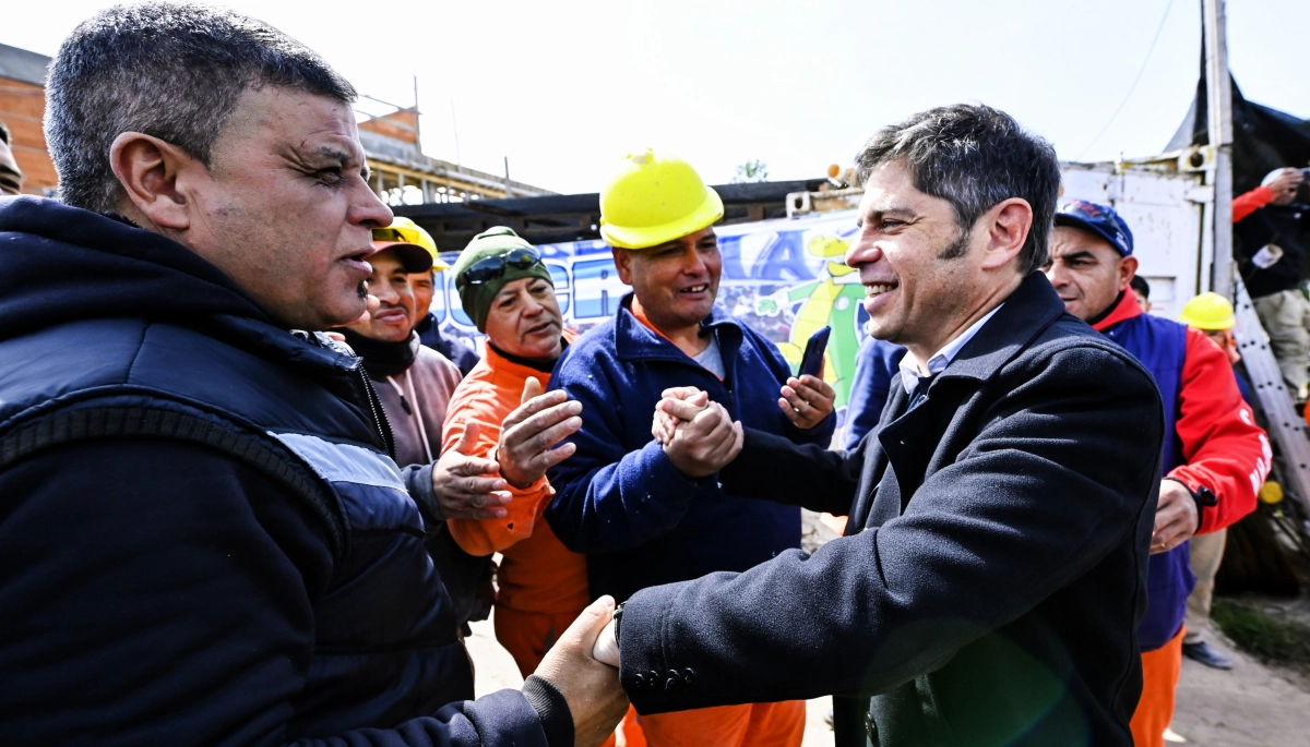 Después de la derrota electoral, Kicillof retomó las actividades en el Conurbano bonaerense