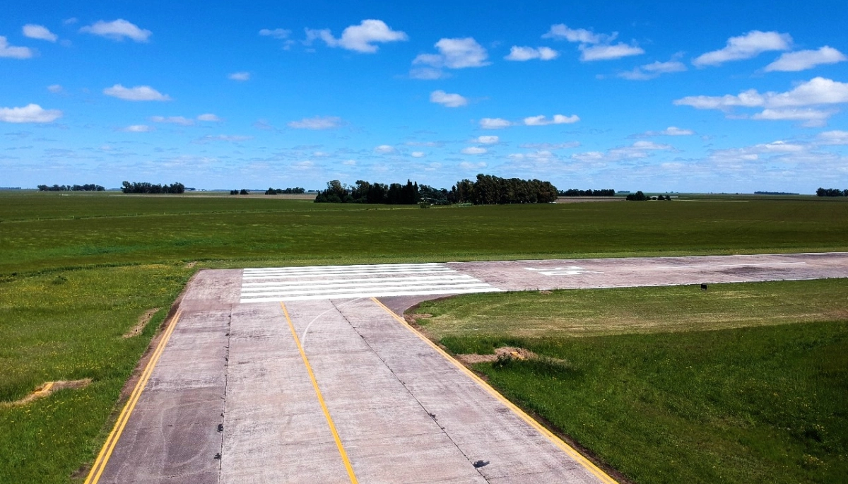 Inspección y puesta en valor: Garate anunció la reforma en el Aeródromo de Tres Arroyos