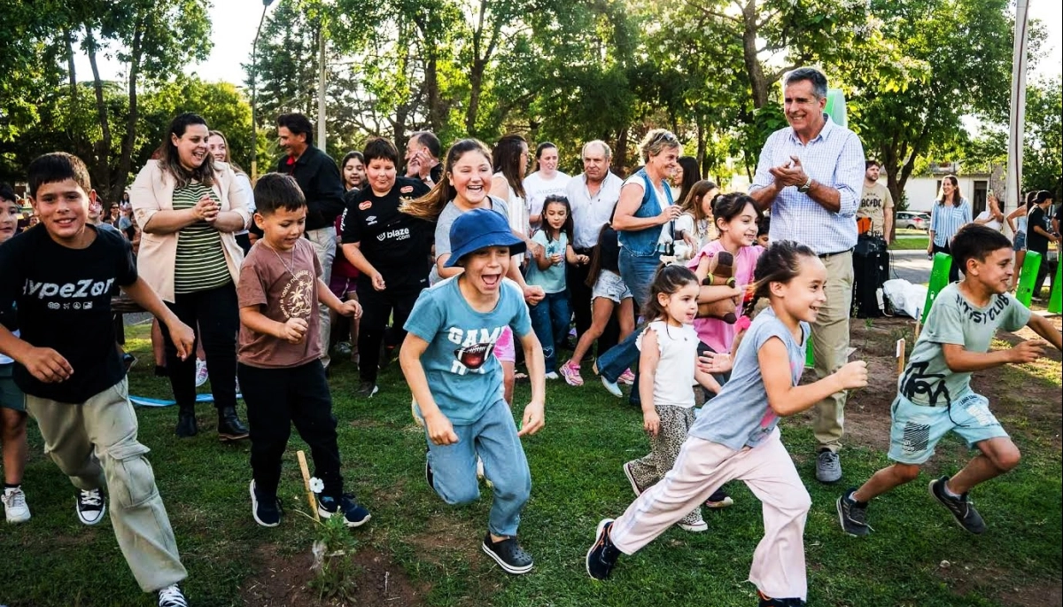 Rivadavia inauguró el renovado Parque “Sol y Luna”, un nuevo punto de encuentro para la comunidad