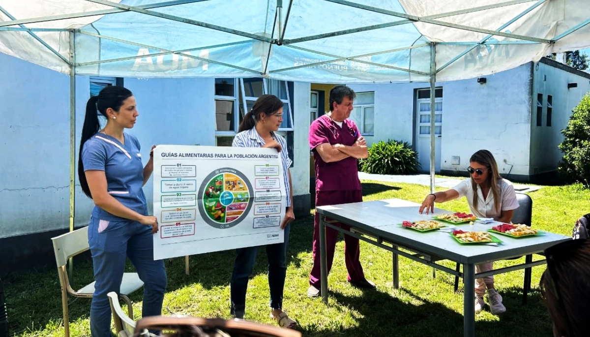 Chaves Municipio realizó una jornada de concientización sobre la diabetes en el barrio Parque Tantanakuy
