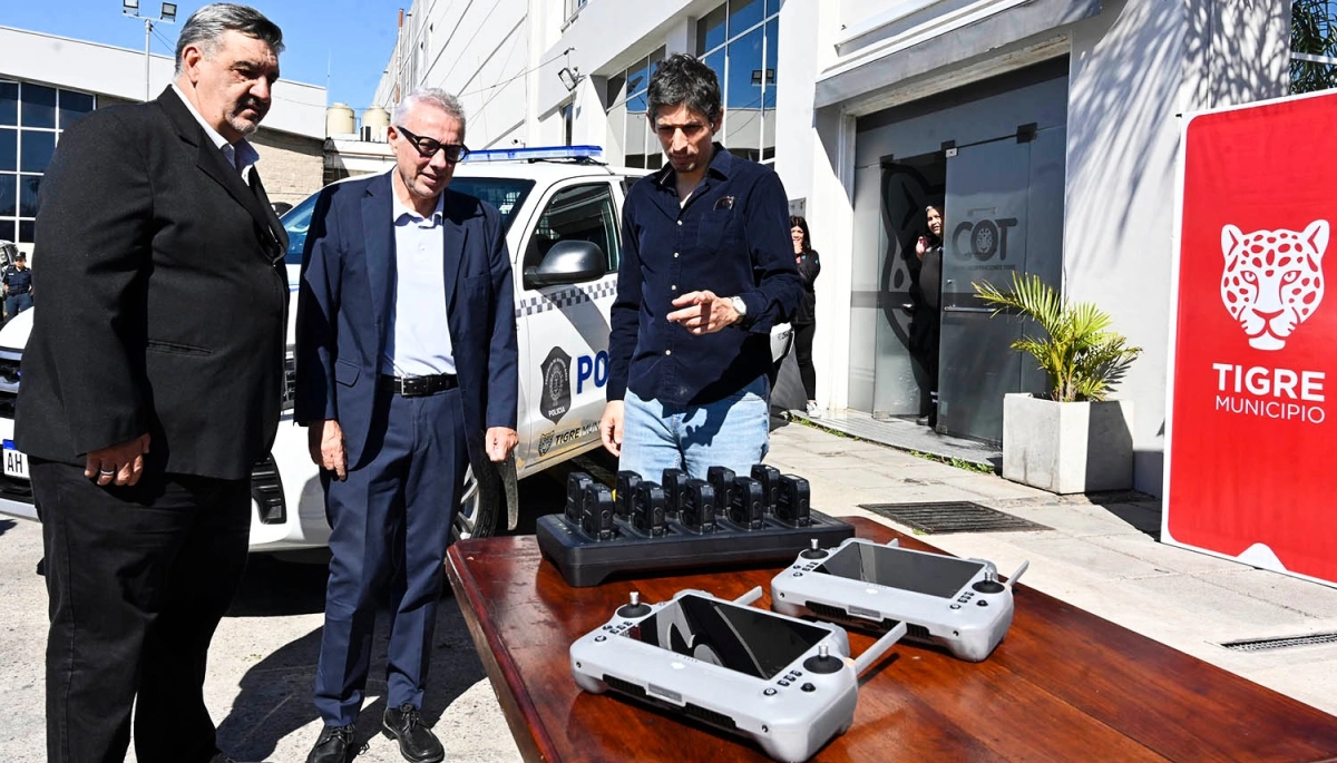 En el COT: Zamora anunció más inversiones en tecnología para fortalecer la seguridad en Tigre