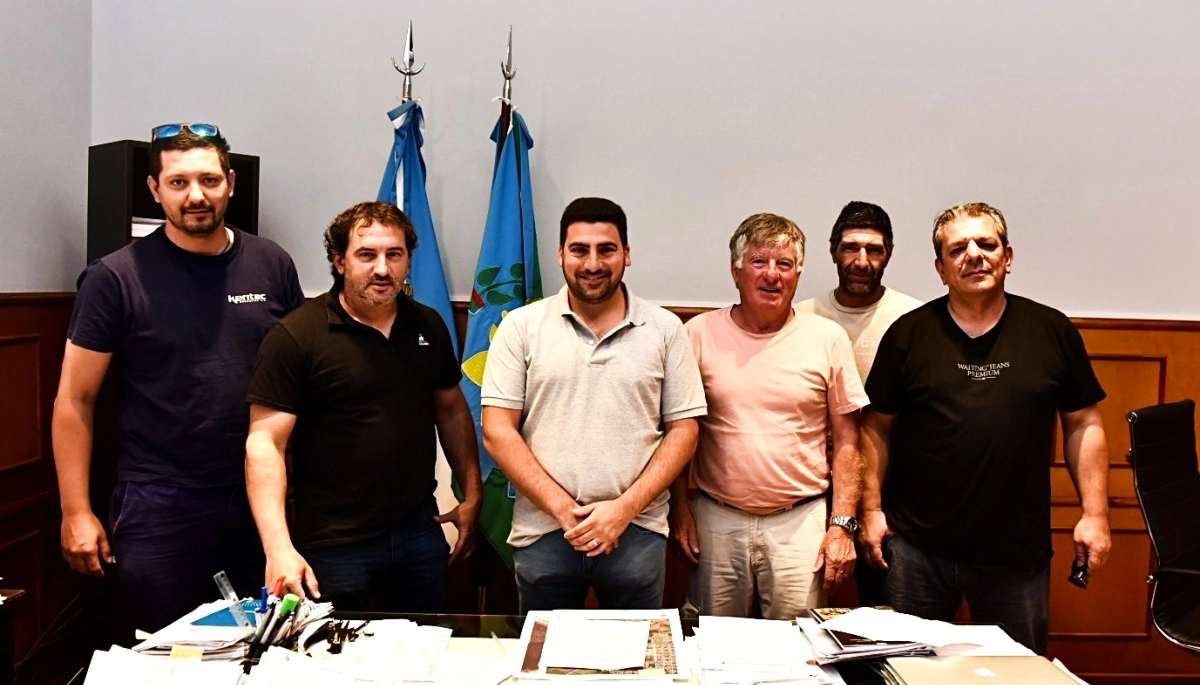 Egüen anunció el reconocimiento del Club del Pejerrey como entidad de bien público en 25 de Mayo