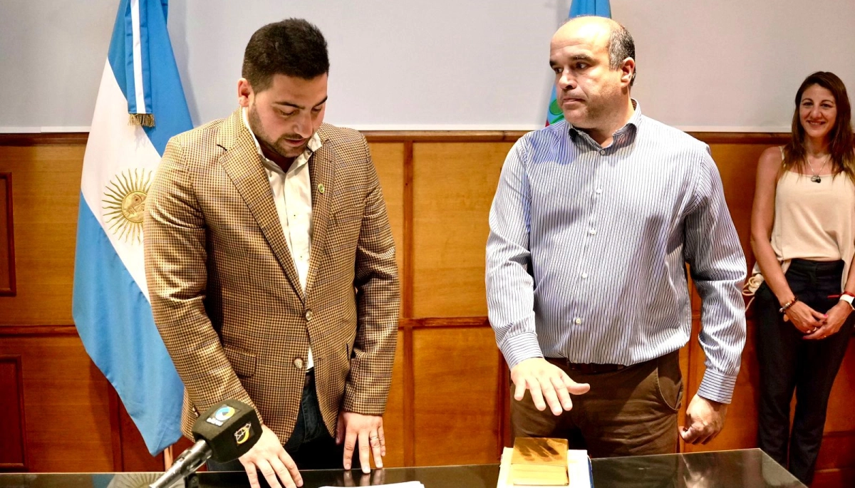 Egüen renovó su gabinete en 25 de Mayo y ratificó un gobierno de coalición