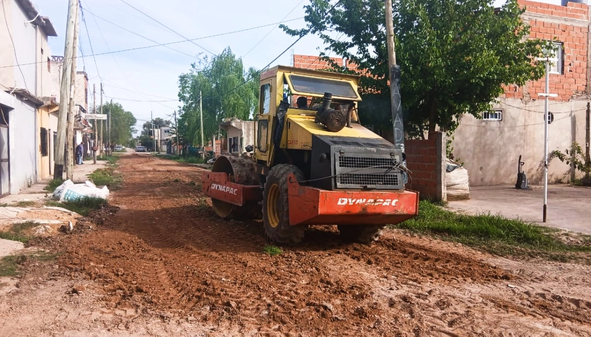 Blanca Cantero avanza con las mejoras viales en Numancia Norte de Presidente Perón