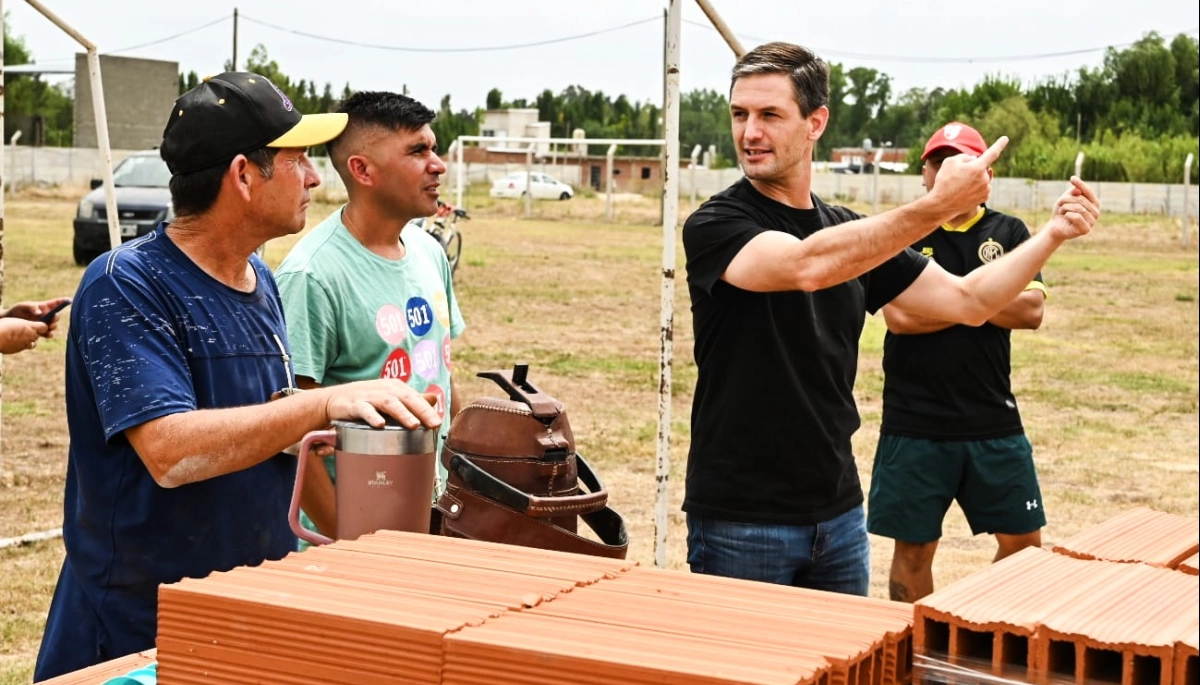 El club “La Victoria” de San Vicente avanza con obras clave para llegar en condiciones a la Liga Metropolitana
