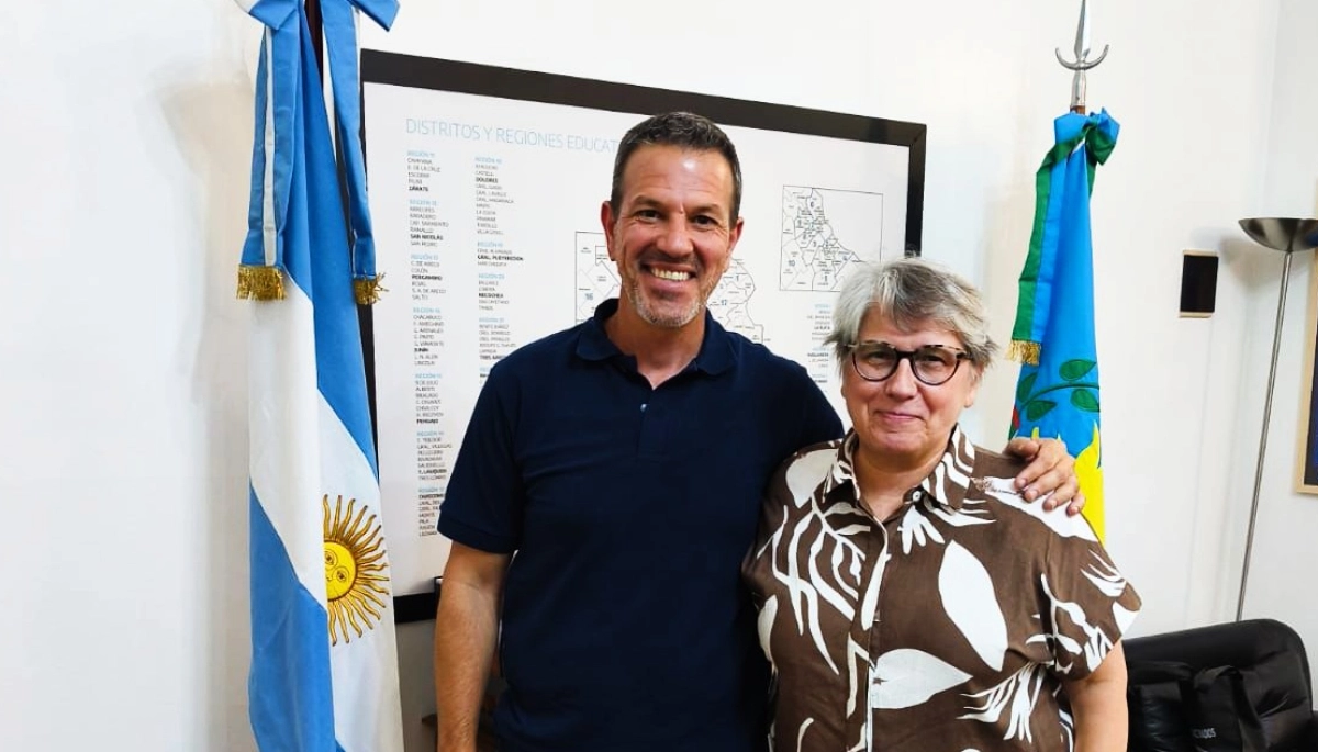 En La Plata: Sciaini se reunió con autoridades bonaerenses para avanzar con obras escolares en Roque Pérez