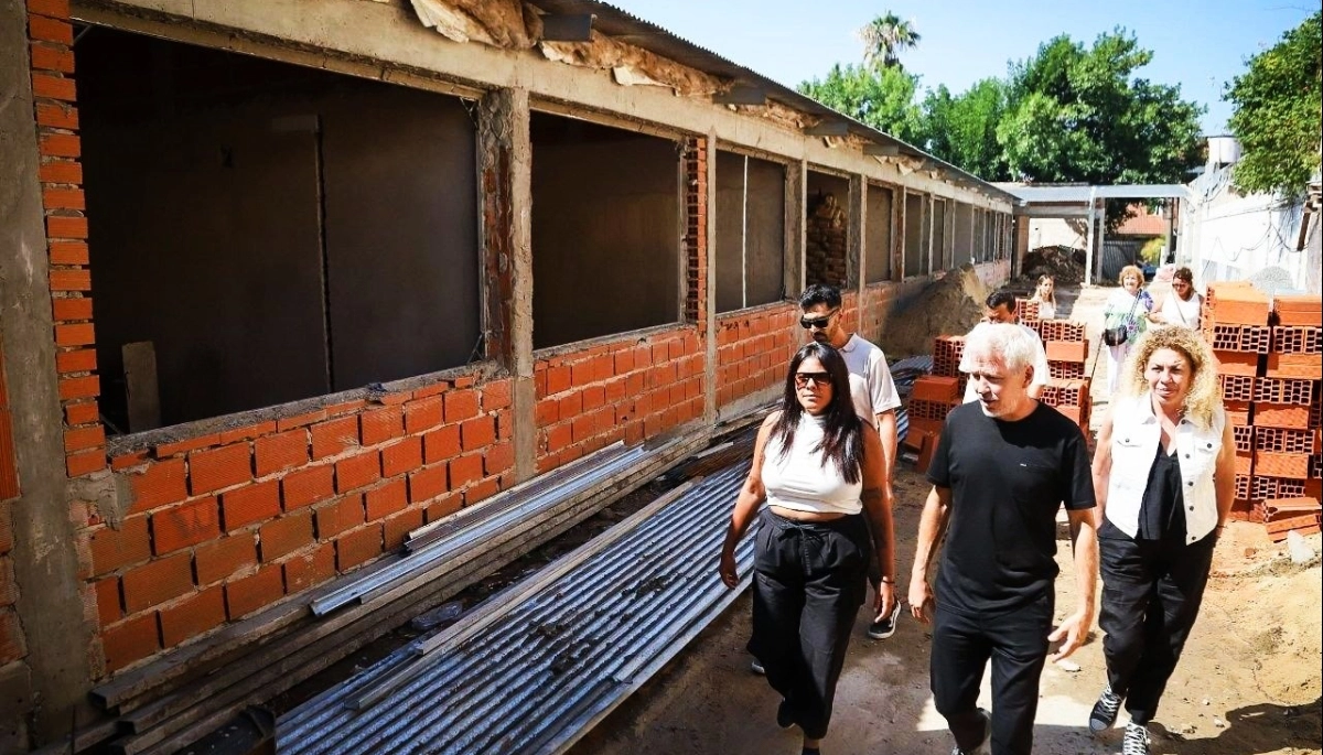 Quilmes avanza con los trabajos de construcción de la Escuela Secundaria Nº8 de Don Bosco