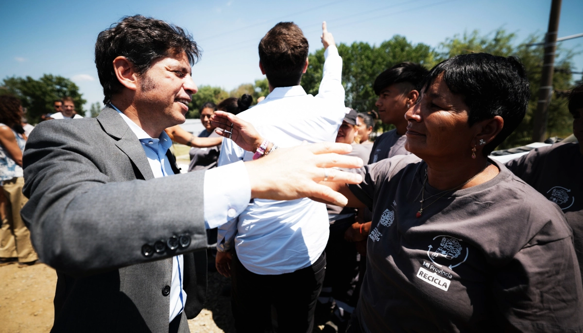 Kicillof inauguró la nueva celda sanitaria de la Planta de Residuos Sólidos Urbanos en Salto