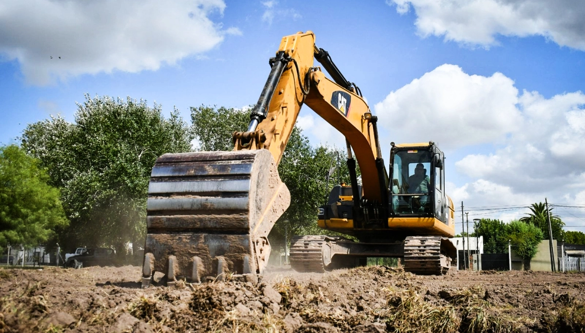 Obras públicas: Mantegazza avanza la puesta en valor del Parque Central de San Vicente
