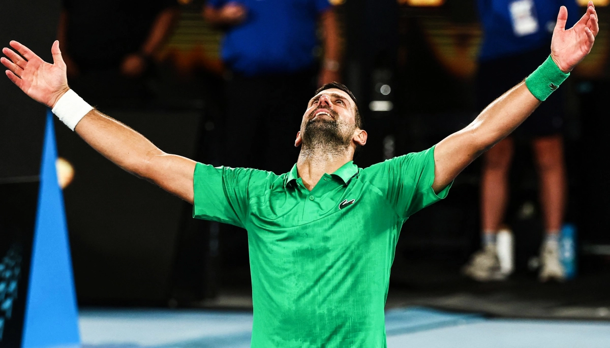 Djokovic, imbatible a los 38 años, eliminó a Jack Sinner y va por la gloria en el Australia Open