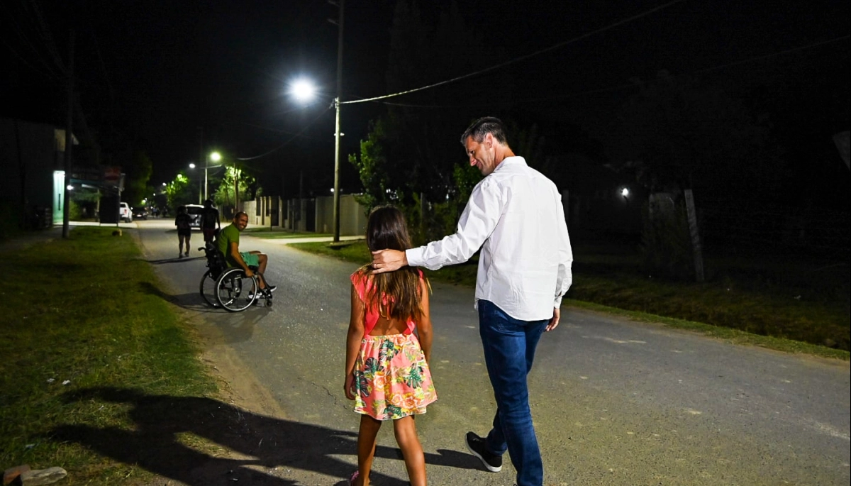 San Vicente avanza con la modernización del alumbrado público y suma nuevos barrios con cobertura 100% LED