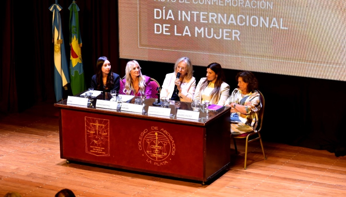 Con un acto institucional, el Colegio de Abogados de La Plata celebró el Día de la Mujer