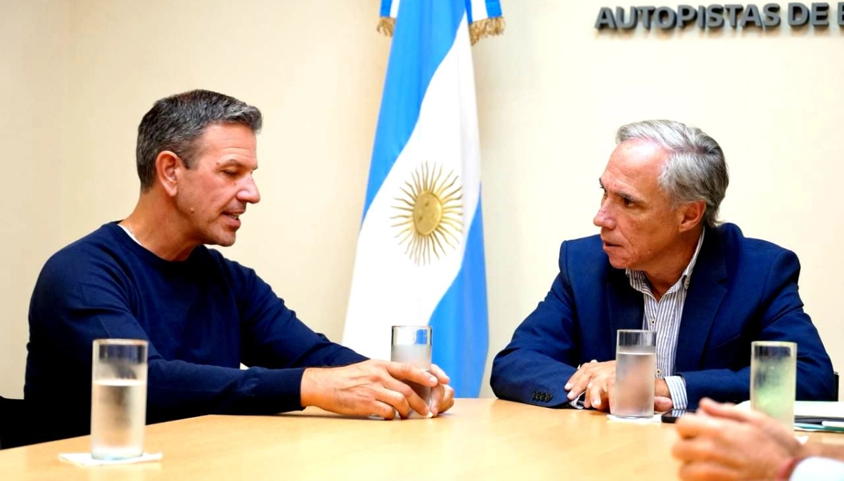 Roque Pérez: el intendente Sciaini mantuvo una reunión con Arteaga en AUBASA