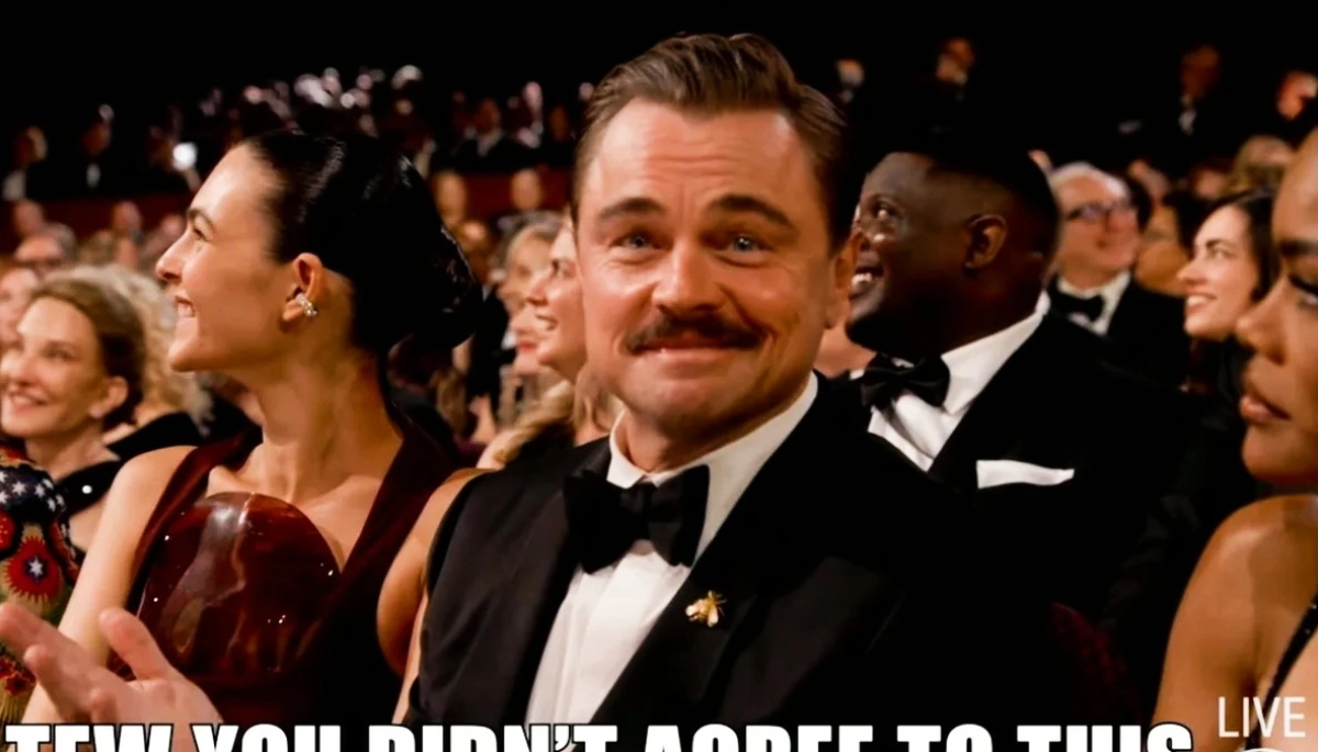 Lo hizo otra vez: Leonardo DiCaprio volvió a convertirse en meme en la ceremonía de Los Oscar