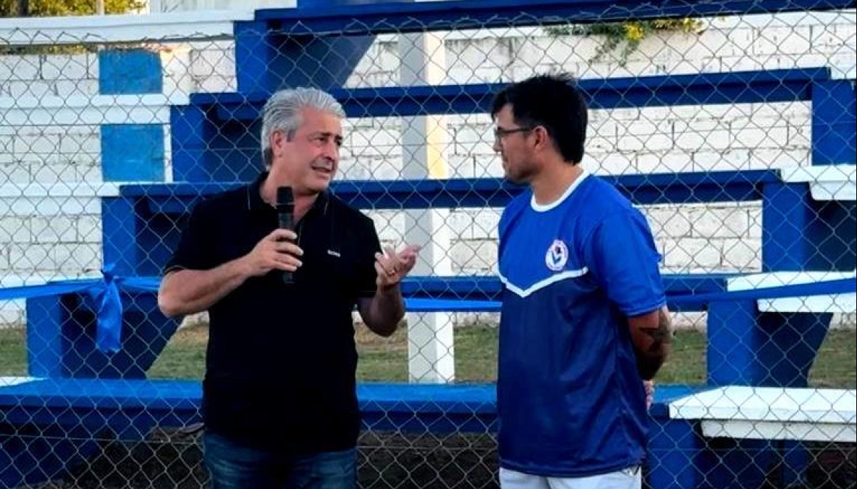 Pergamino: Martínez participó de la inauguración de la nueva tribuna del Club Tráfico’s