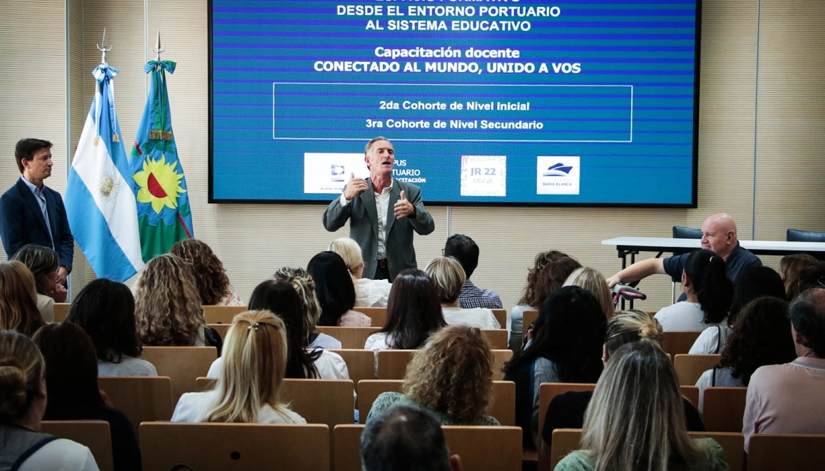 El Puerto de Bahía Blanca presentó una nueva convocatoria de capacitación docente
