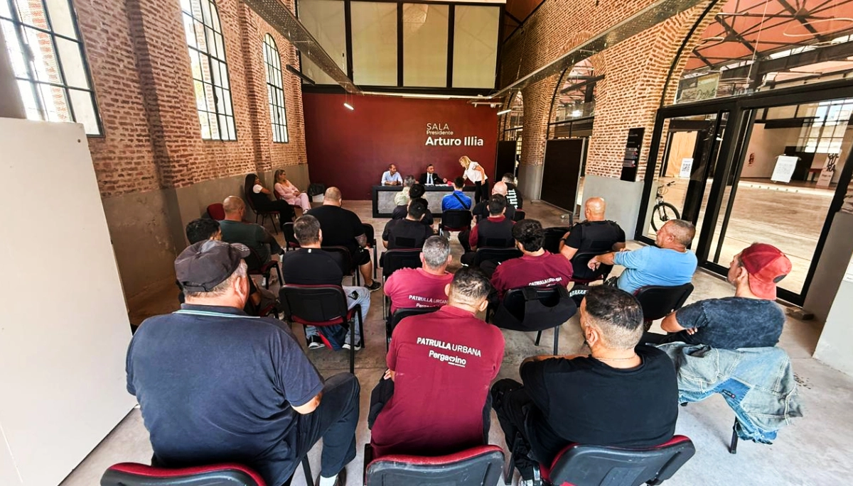 Capacitación para agentes de Patrulla Urbana en el marco del programa de formación en Pergamino