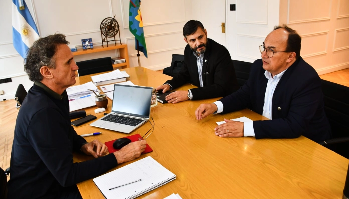 Reunión estratégica: Katopodis recibió al intendente Salomón para avanzar en obras para Saladillo